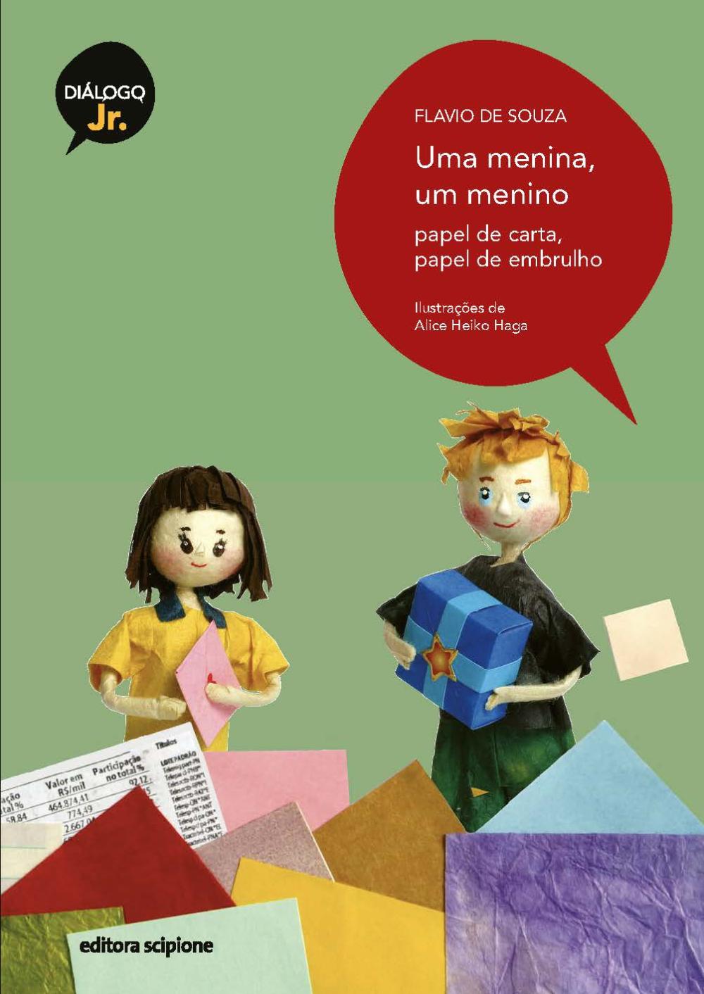 Uma Menina, Um Menino - Papel De Carta, Papel De Embrulho