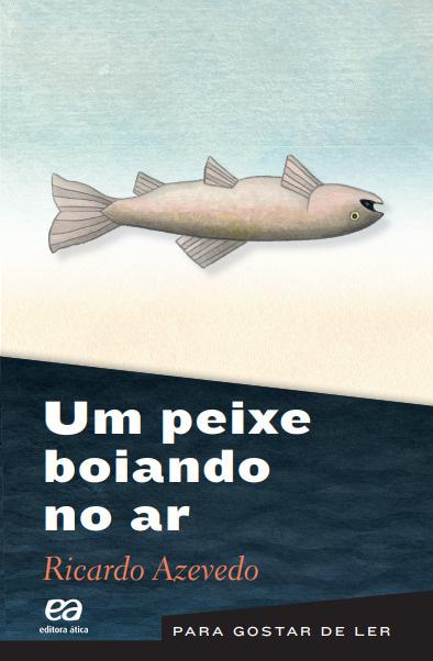 Um peixe boiando no ar
