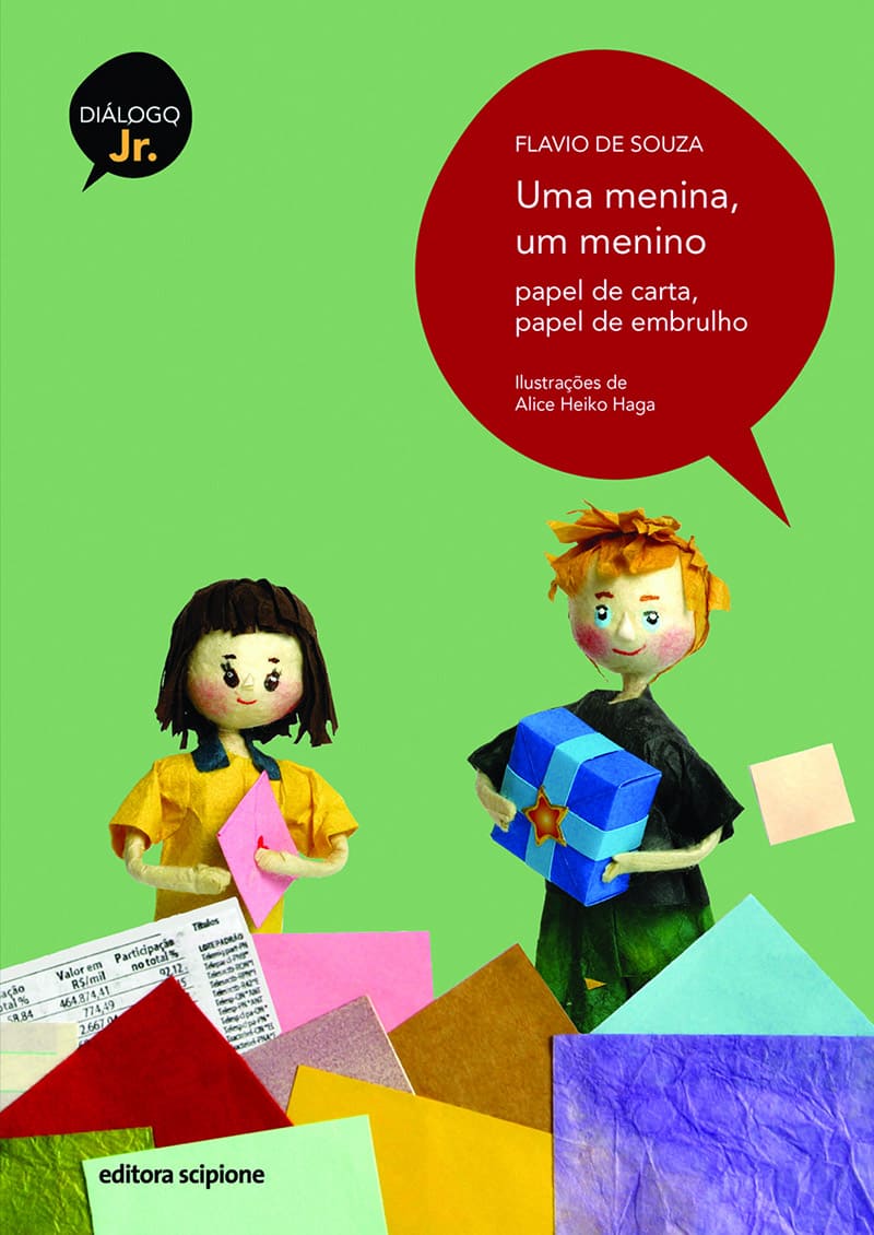 Uma Menina, Um Menino - Papel De Carta, Papel De Embrulho